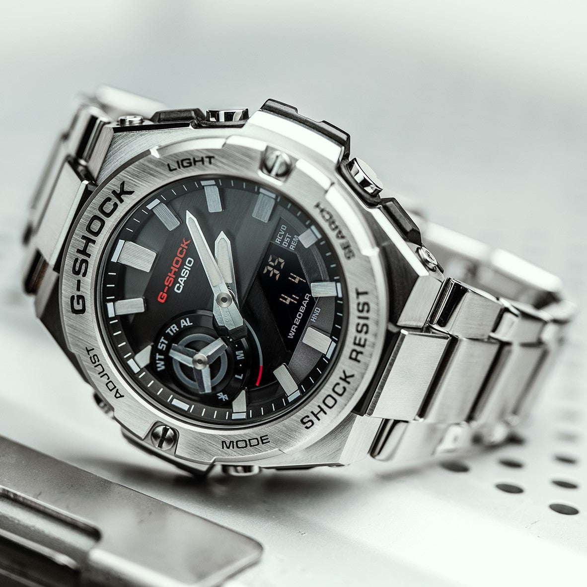 CASIO ALTERNATIVO G-SHOCK G-STEEL PLATEADO #CASA0007