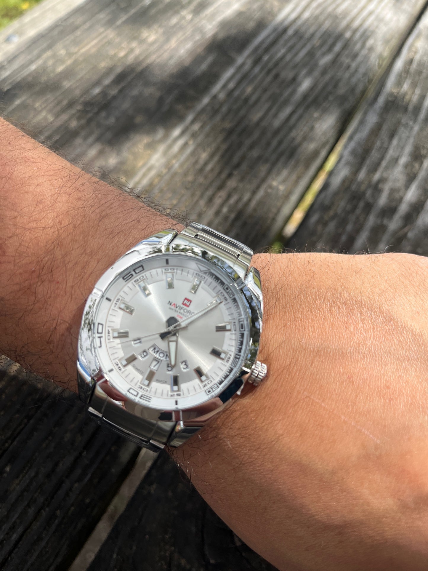 NAVIFORCE CABALLERO PLATEADO #NAVI0016
