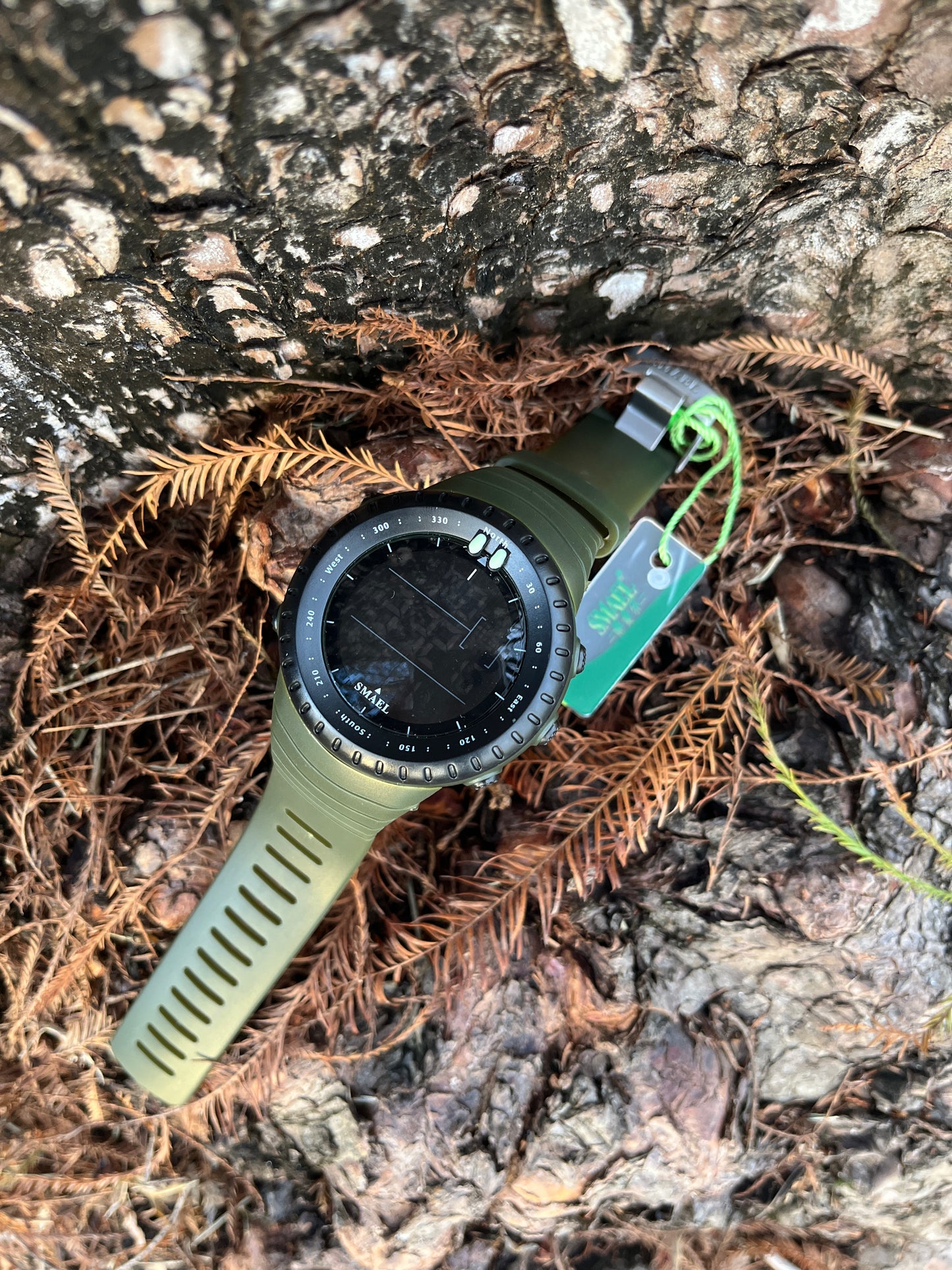 SMAEL CABALLERO VERDE LED DIGITAL #SMAE0007