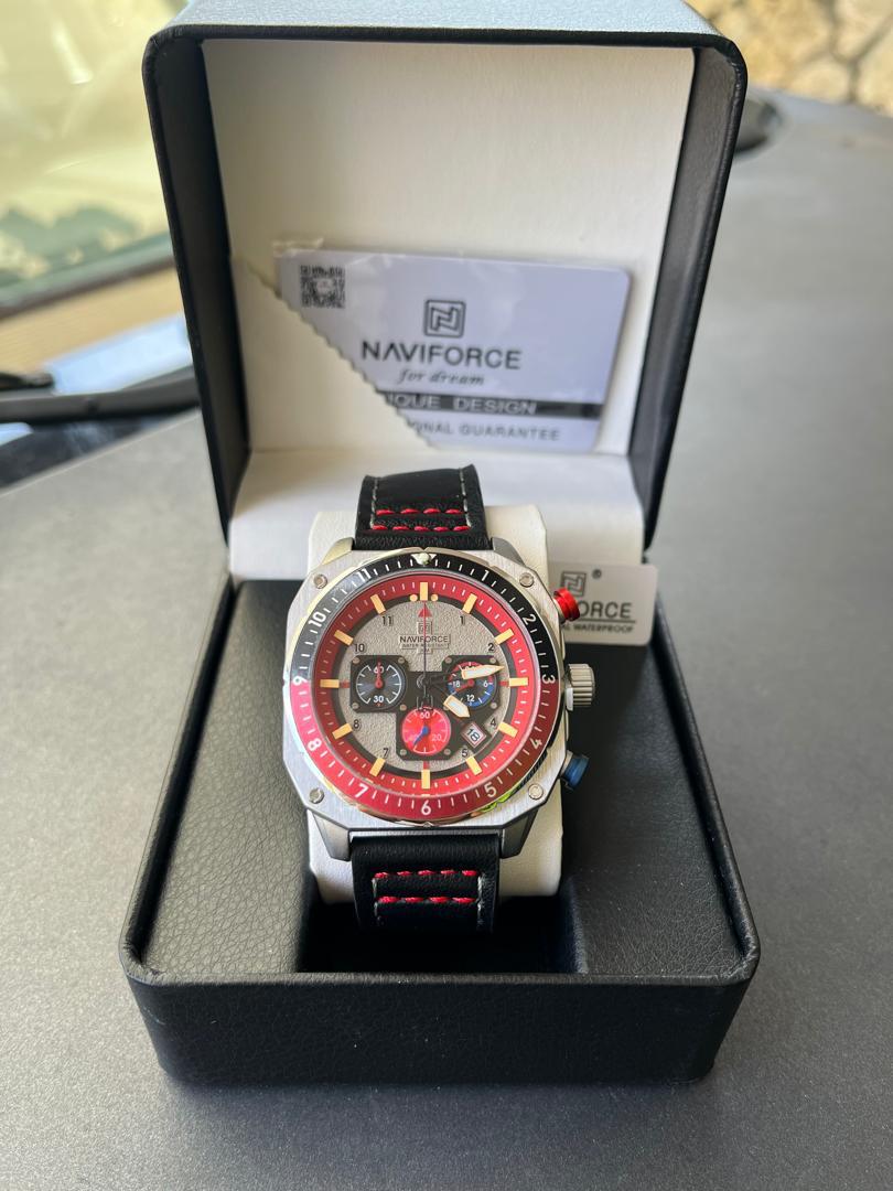 NAVIFORCE CABALLERO ROJO/NEGRO #NAVI0018