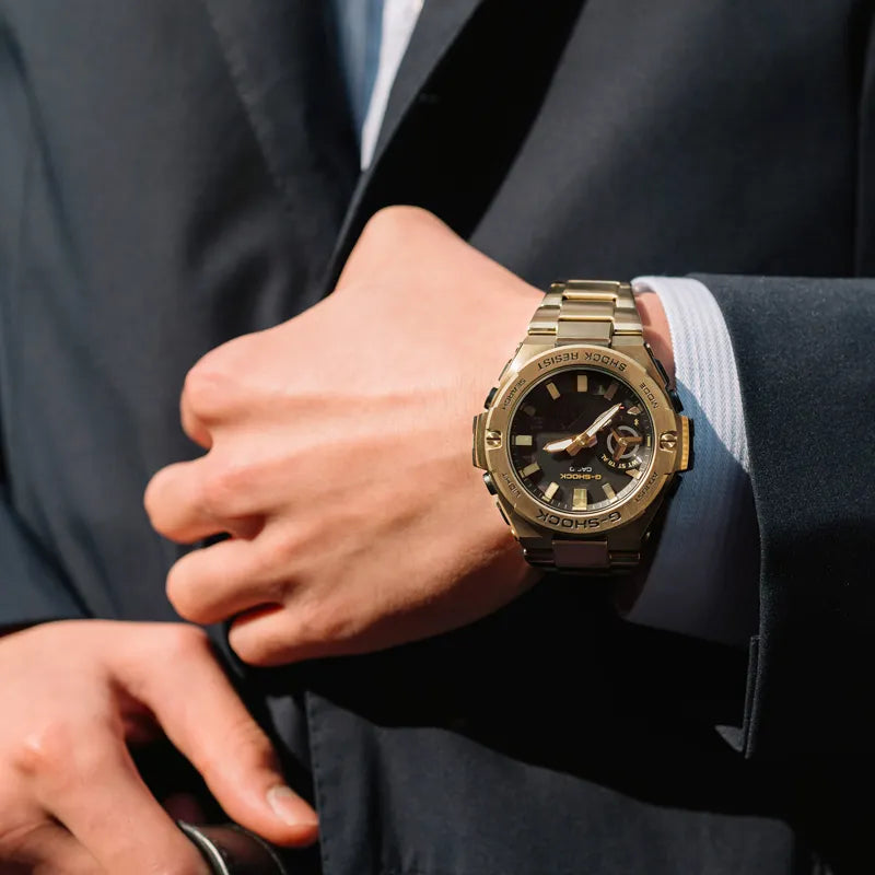 CASIO ALTERNATIVO G-SHOCK G-STEEL DORADO #CASA0023