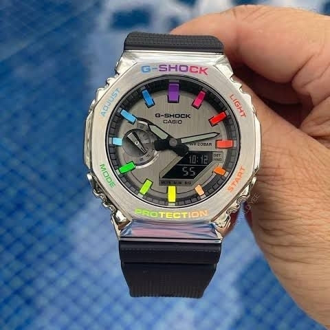 CASIO ALTERNATIVO G-SHOCK   GA2100 RAINBOW 🌈 #CASA0014