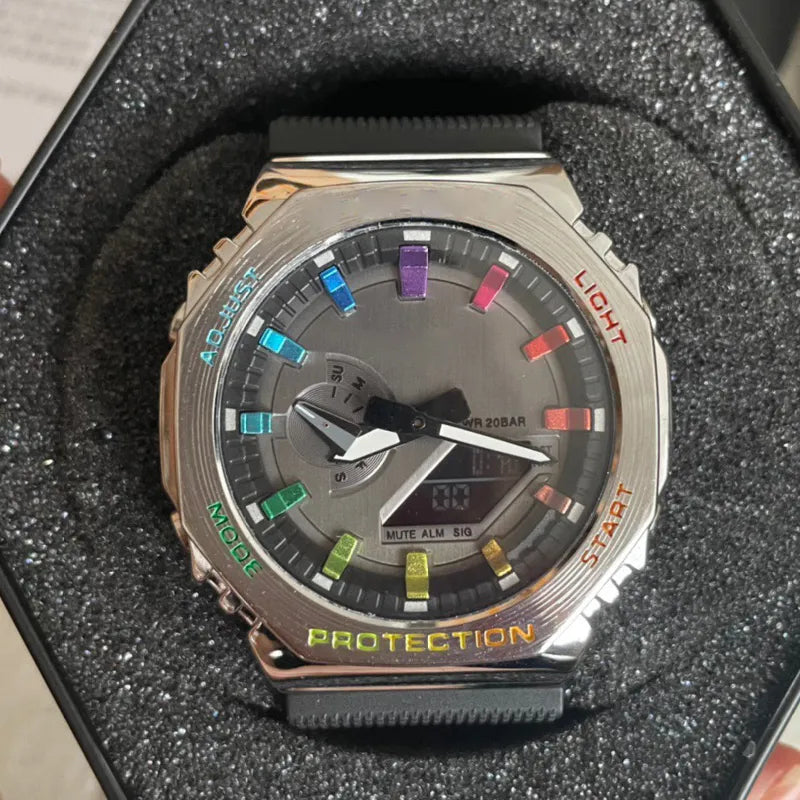 CASIO ALTERNATIVO G-SHOCK   GA2100 RAINBOW 🌈 #CASA0014