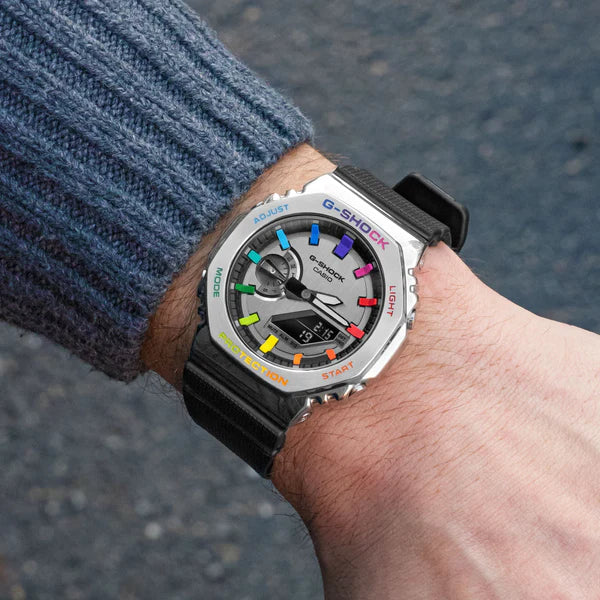 CASIO ALTERNATIVO G-SHOCK   GA2100 RAINBOW 🌈 #CASA0014