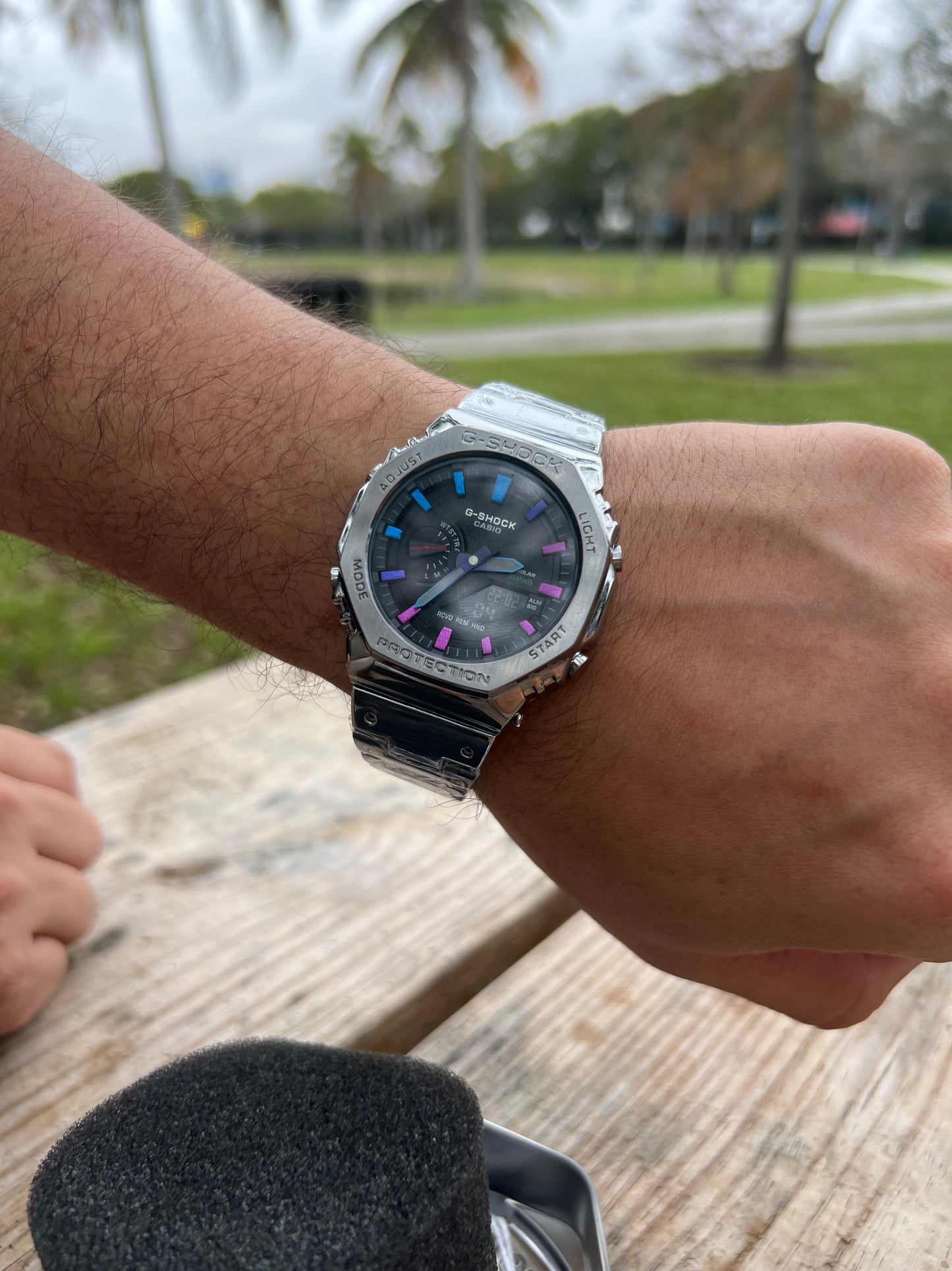 CASIO ALTERNATIVO G-SHOCK OAK BLUE PURPLE  #CASA0003