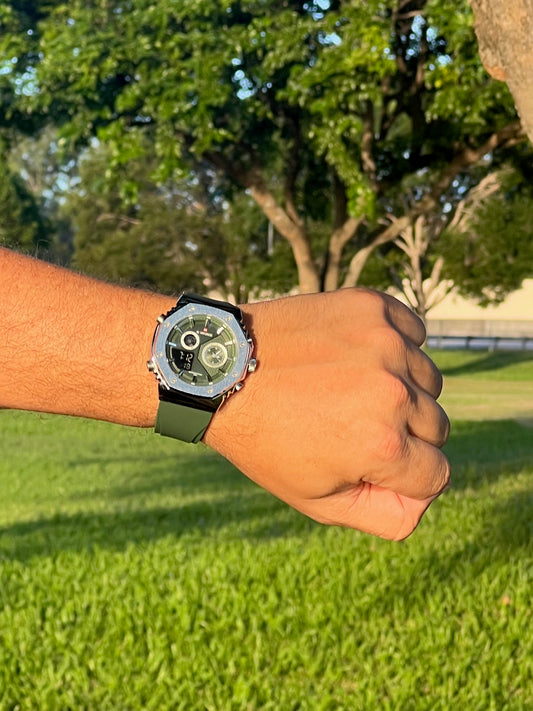 NAVIFORCE VERDE ESFERA PLATEADA #NAVI0010