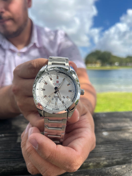 NAVIFORCE CABALLERO PLATEADO #NAVI0016