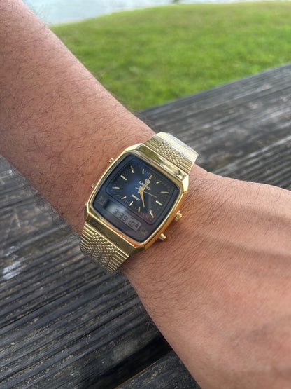 RELOJ  CABALLERO DORADO #LIEB0001