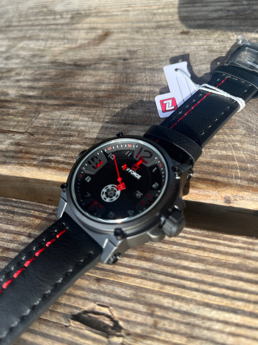 NAVIFORCE CABALLERO NEGRO/ROJO  #NAVI0013