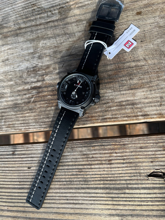 NAVIFORCE CABALLERO NEGRO/BLANCO #NAVI0013