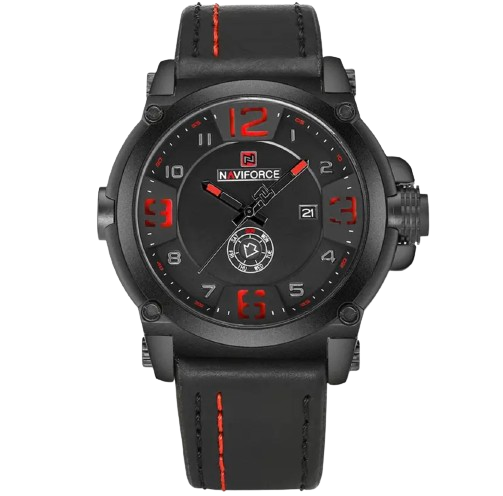 NAVIFORCE CABALLERO NERGO / ROJO #NAVI0013