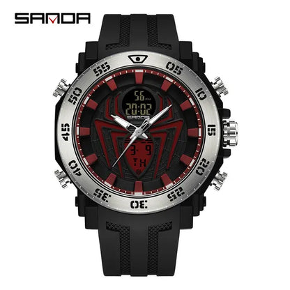 SANDA CABALLERO SPIDER NEGRO / ROJO #SAND0002