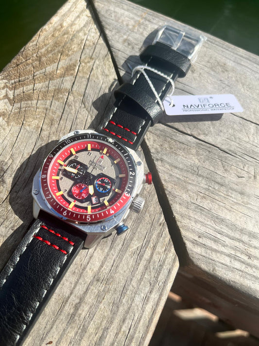 NAVIFORCE CABALLERO ROJO/NEGRO #NAVI0018