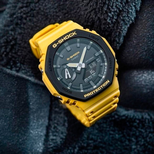 CASIO ALTERNATIVO G SHOCK OAK 2100 AMARILLO #CASA0009