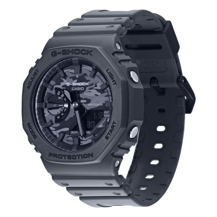 CASIO  G SHOCK OAK 2100 GRIS CAMUFLAJE #CASI0003