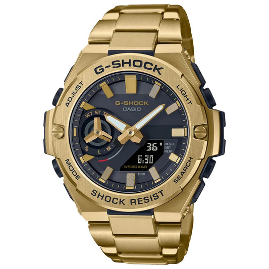 CASIO ALTERNATIVO G-SHOCK G-STEEL DORADO  #CASA0023