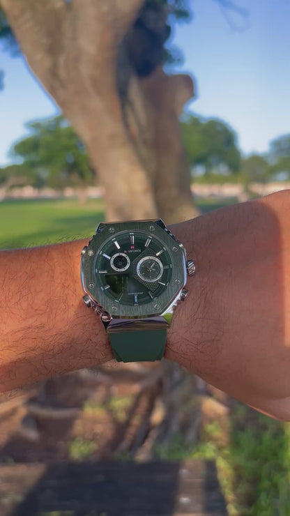NAVIFORCE VERDE ESFERA PLATEADA #NAVI0010